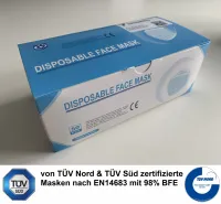 3-Schicht-Masken zertifiziert CE-TÜV-Deutsch CPA